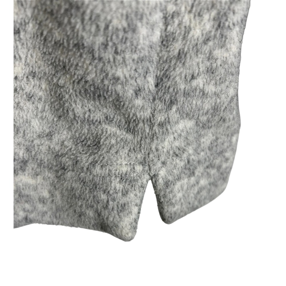 Catalina Womens Quarter Zip Fleece Pullover Tusk Gray Marled Size‎ Large L 12-14 - Picture 8 of 8